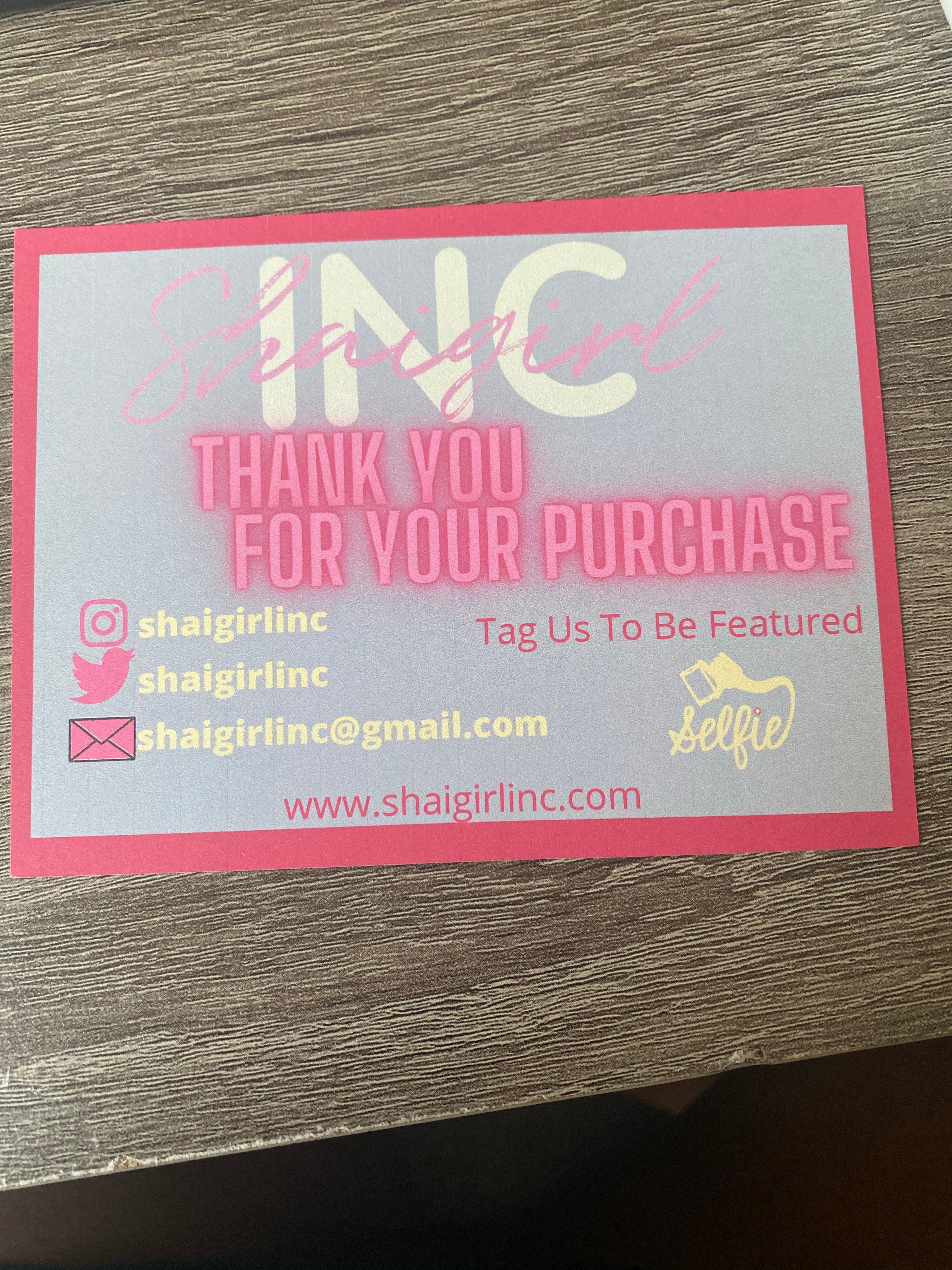 Business/Thank You Cards