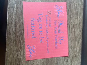 Business/Thank You Cards
